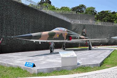 地優迷彩塗裝的F-5E戰鬥機